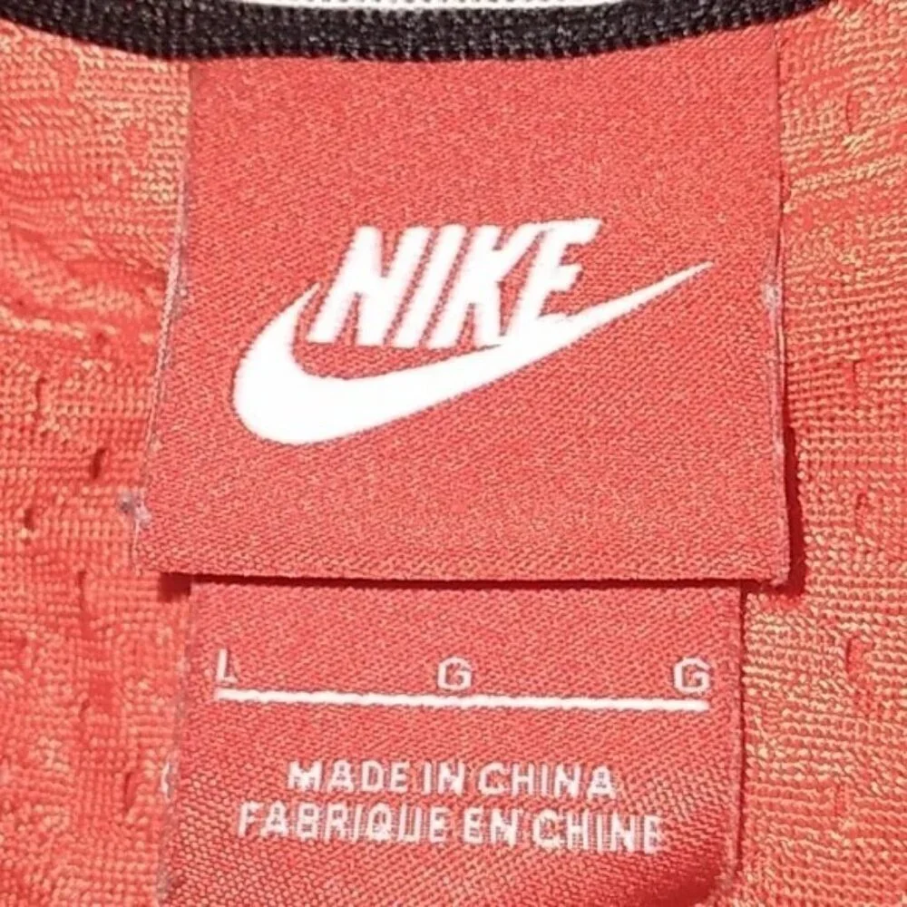 Nike Just Do It Red Mesh 2 Layer Racerback Tank Top
